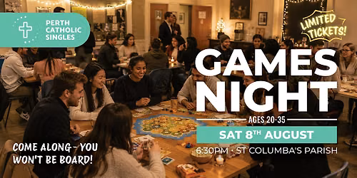 Games Night | Perth Catholic Singles (20\u201335yrs)
