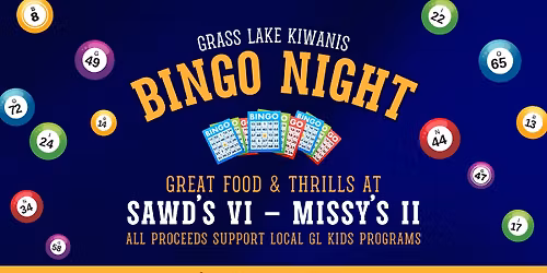 Kiwanis' BINGO Night at Sawd's VI - Missy's II