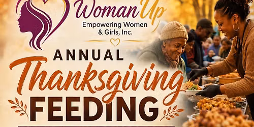 WomanUp Annual Thanksgiving Feeding