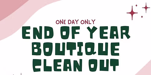 AWRC End of Year Boutique Clean Out!
