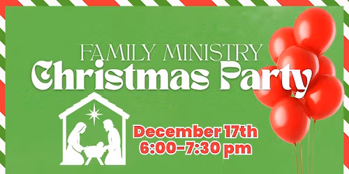 Family Ministry Christmas Party