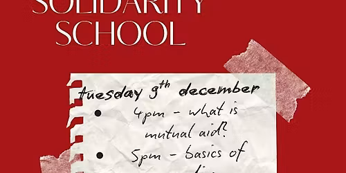 Survival and Solidarity School at Unassigned Gallery