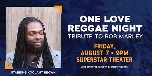 One Love Reggae Night | Tribute to Bob Marley 