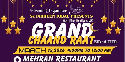 Grand Chaand Raat \ud83c\udf89\ud83c\udf8a