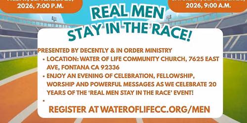 Real Men Run the Race Conference