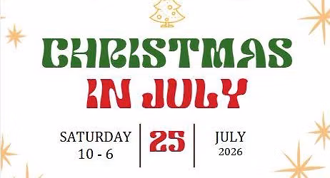 Jingle, Mingle & Shop: Christmas in July