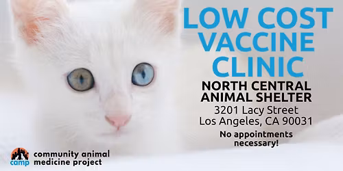 CAMP Mobile Pet Vaccination Clinic (No appointments necessary)