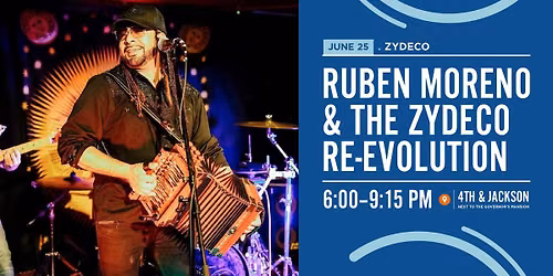 Levitt AMP SPI \ud83e\ude97 Ruben Moreno & The Zydeco Re-Evolution \ud83c\udfb8Zydeco