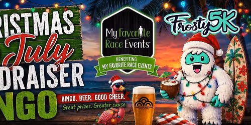 MFRE's Christmas in July Bingo at 3 Bridges Brewing