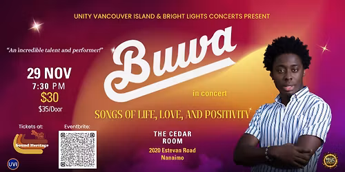 BUWA in Concert: Songs of Life, Love, & Positivity