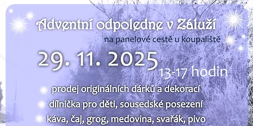 Adventní odpoledne v Záluží