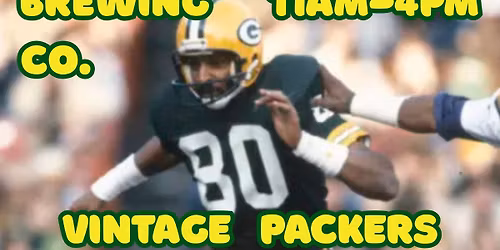 VINTAGE PACKERS POP-UP AT OPE! BREWING CO.