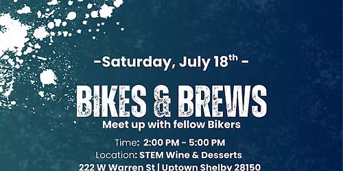 Bikes & Brews Social Meetup @ STEM Wine & Desserts