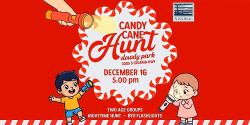 Candy Cane Hunt at Dowdy Park