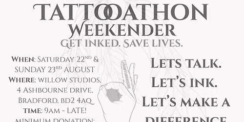 Tattooathon Weekender for Andys Man Club \ud83d\udc4c\ud83c\udffc