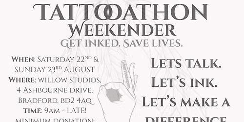 Tattooathon Weekender for Andys Man Club \ud83d\udc4c\ud83c\udffc
