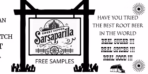 Sweet Copper Sarsaparilla at the Boyne Indoor Market