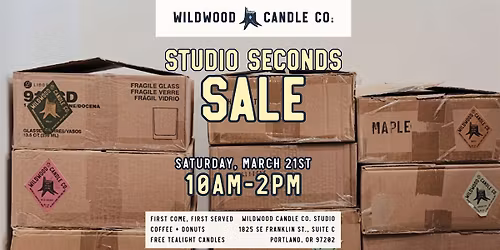 Wildwood Candle Co. Studio Seconds Sale