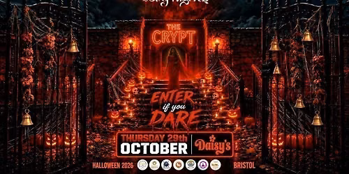 Bollynights Bristol - Halloween - THE CRYPT | Thursday 29th October @ Daisys 