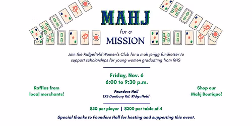 Mahj for a Mission_Ridgefield Women's Club