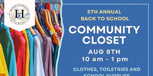 Back to School Community Closet