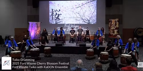 Fort Wayne Taiko performs at Cherry Blossom Festival - Fort Wayne