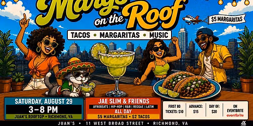 Margs on the Roof at Juan's Rooftop!
