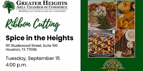 Ribbon Cutting for Spice In The Heights