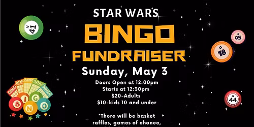 Star Wars BINGO Fundraiser