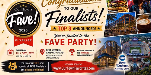 2026 Our Town Finalists Party