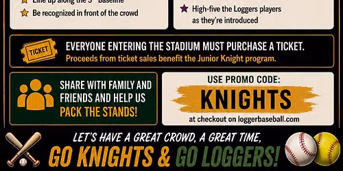 Jr. Knights Night at the Ballpark! 
