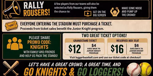 Jr. Knights Night at the Ballpark! 