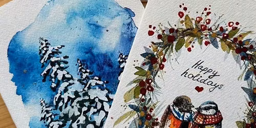 Christmas Cards Watercolour Workshop  with Rita Gould