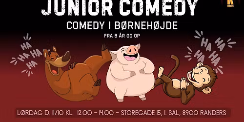 JUNIOR COMEDY I EFTERÅRSFERIEN (COMEDY I BØRNEHØJDE)🎈