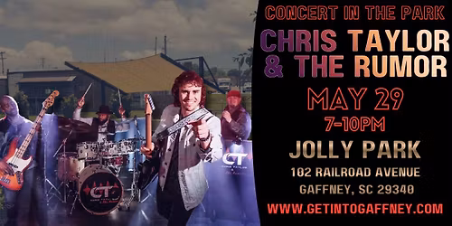 CHRIS TAYLOR & THE RUMOR - Concert in the Park