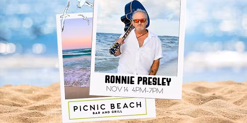 Live Music Friday with Ronnie Presley!