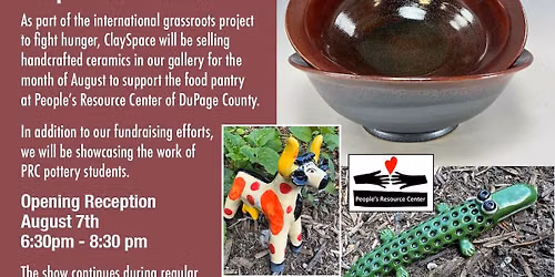 Empty Bowls for PRC food pantry