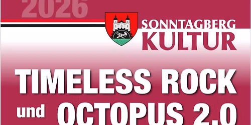 Timeless Rock und Octopus LIVE im B\u00f6hlerzentrum!