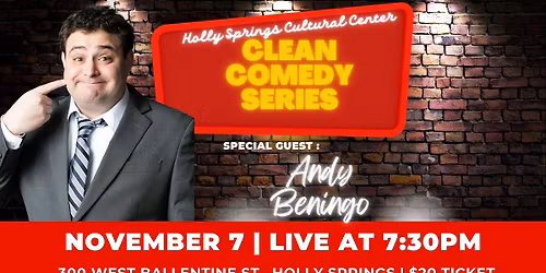 Clean Comedy Series Featuring Andy Beningo