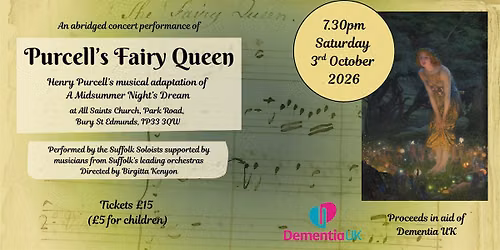 Purcell's Fairy Queen concert