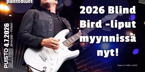 Puistoblues p\u00e4\u00e4konsertti 4.7.2026