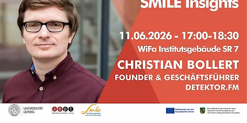 SMILE Insights - der Praxistalk. Gast: Christian Bollert (detektor.fm)