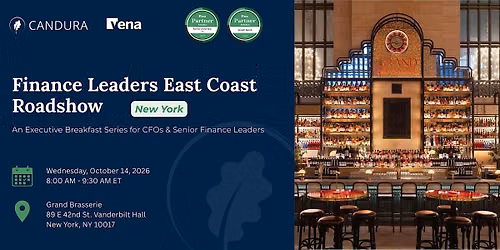 Finance Leaders East Coast Roadshow | New York