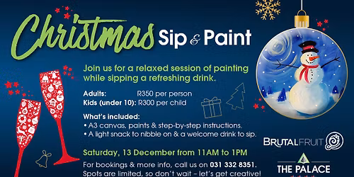 Christmas Sip & Paint