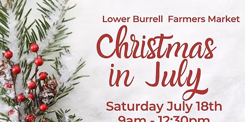 Lower Burrell Farmers Market Christmas in July