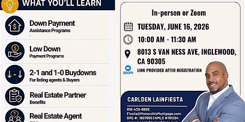 Mortgage 101: First-Time Buyer & Home Financing Basics (Hybrid Seminar)
