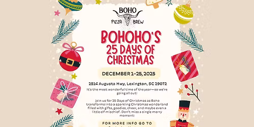 Bohoho's 25 Days of Christmas