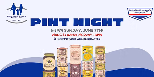 Pint Night benefiting Brunswick Family Assistance! \ud83c\udf7b