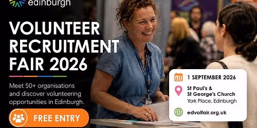Volunteer Edinburgh Recruitment Fair 2026