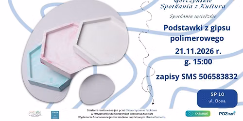 Podstawki z gipsu polimerowego